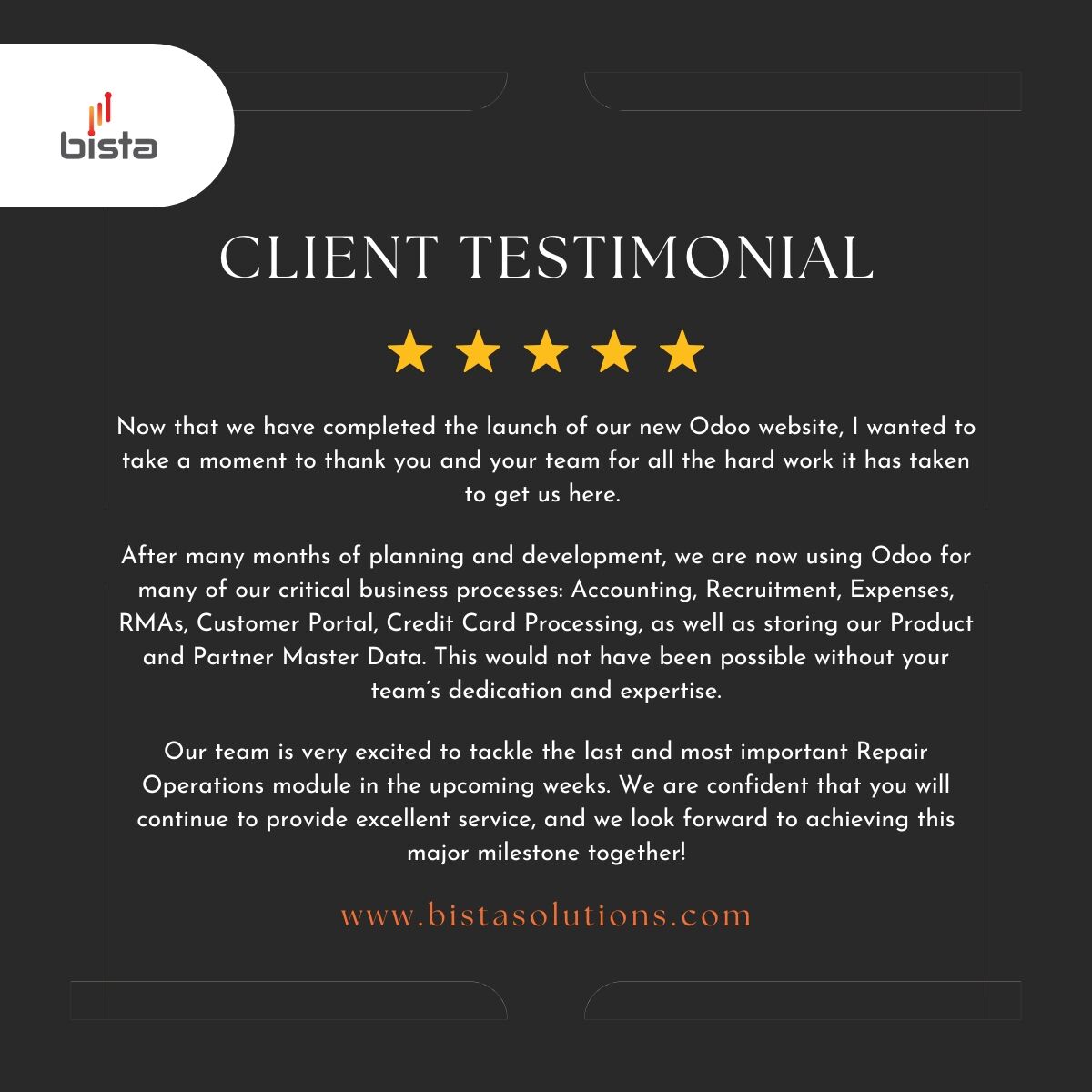 Control System Labs Appreciation Odoo Control System Labs Case Study – Industrial Repair Success!